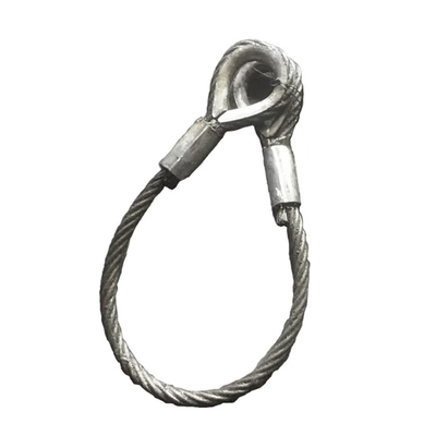 Giá tốt. Galvanized Crane Wire Rope 6*26 6*37 Lifting Slings Loop Handling Slings for Boat trực tuyến