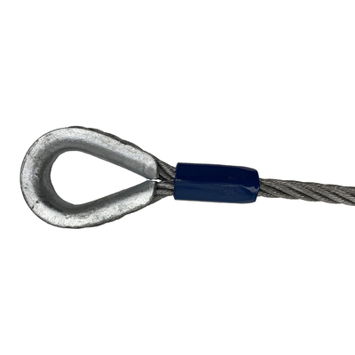 Giá tốt. Factory Price Tower Crane Wire Rope Sling 1770 Galvanized Carbon Steel Iwrc Wire Rope Sling 6*37 Sling trực tuyến