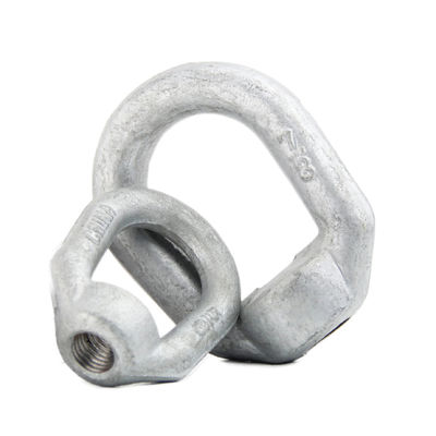 Công nghiệp tổng thể Thép rèn Cột điện Hardware Oval Eye Nut với tiêu chuẩn DIN