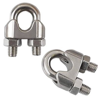 Kẹp cáp thép rèn thả bằng thép không gỉ DIN741, Phụ kiện phần cứng U-Clamp
