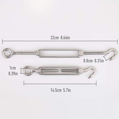 Giá tốt. Bộ dụng cụ phần cứng hạng nặng bằng thép không gỉ 304 với móc và móc khóa để lắp lều trực tuyến