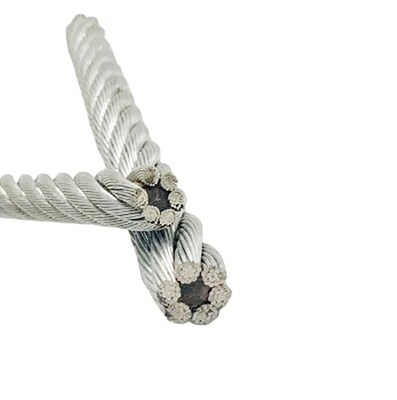 Giá tốt. Cáp thép mạ kẽm 6x37 FC theo tiêu chuẩn ASTM dùng để nâng hạ và kéo với thép cacbon cao trực tuyến