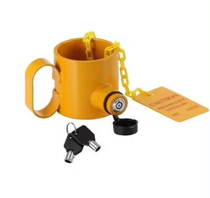 Giá tốt. Wheel King Pin Lock with Handles and Warning Tag The Perfect Addition to Your Trailer trực tuyến