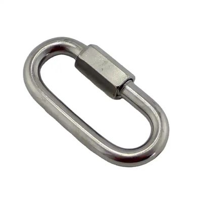 Giá tốt. 304/316 Thép không gỉ Quick Link Carabiner Hooks Xét bóng để kết nối trực tuyến