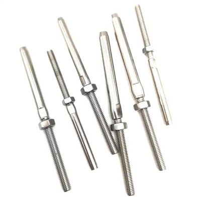 Giá tốt. OEM Heavy Duty Stainless Steel 316 Wire Rope Swage Stud Thread Terminal với hạt trực tuyến