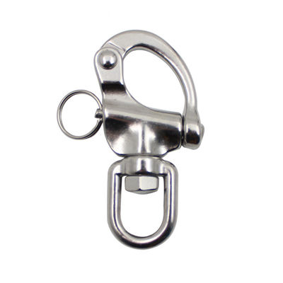 Giá tốt. Marine Grade Stainless Steel Swivel Snap Shackle with Polished Surface and Durability trực tuyến