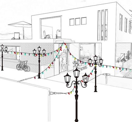 Giá tốt. Bộ treo đèn ngoài trời hoàn thiện bằng ZINC PLATED để treo Xích đu Yoga và Ghế võng trực tuyến