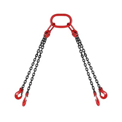 Giá tốt. 2t giới hạn tải trọng làm việc G80 G100 Đen kết thúc dây chuyền nâng Sling dây chuyền móc cho liên kết trực tuyến