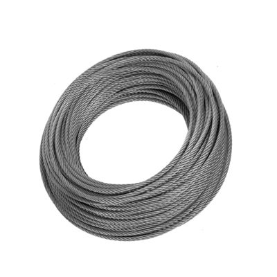 Cáp thép không gỉ 1/4 inch với cấu trúc 7x19, lực kéo đứt lõi 600 lb
