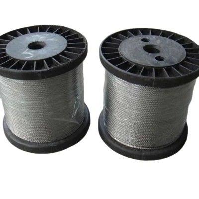 300m cuộn dây 5mm sợi dây chuyền galvanized cho Bunding 6 * 12 7FC xử lý dịch vụ cong