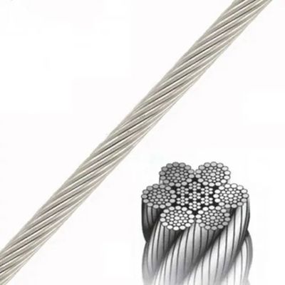 Cáp thép mạ kẽm carbon cao 7x7 6x19 FC IWRC 6x36 19x7 để vận chuyển xe cẩu tháp