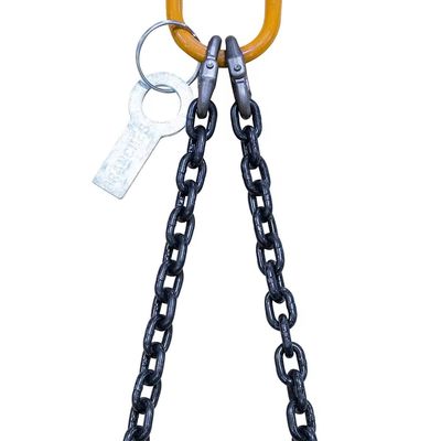 Giá tốt. 40 Ton Load Capacity 20Mn2 Chain Lifting Chain Sling With Master Link 12M Long Double Leg trực tuyến