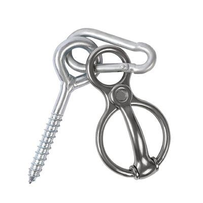 Thép không gỉ ngựa Tack Blocker Tie nhẫn cho dây chuyền an toàn và kiểm soát