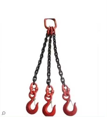 Giá tốt. Versatile and Double Legs Lifting Chain Sling with Hooks 48kN Test Load Black Finish trực tuyến