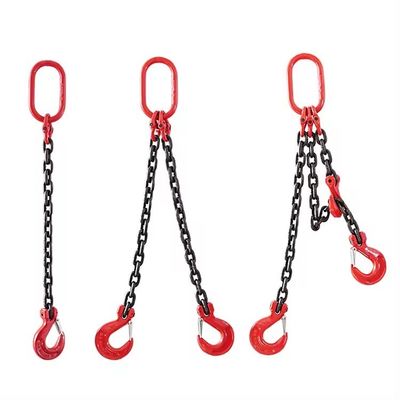 Giá tốt. Blacken Finished G80 Four Legs Safety Lifting Chain Sling for Load Lifting Capacity trực tuyến
