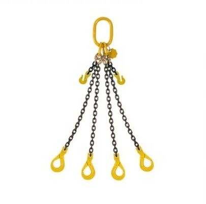Giá tốt. 2t Working Loadlimit Black Finish G80 Double Leg Lifting Sling Chain for Construction trực tuyến