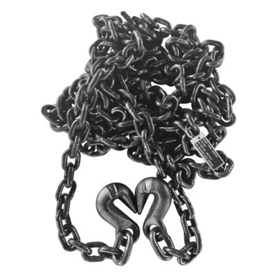 Giá tốt. Secure Your Cargo with G80 Black Oxide Tie Down Chain Featuring Welding Hooks trực tuyến