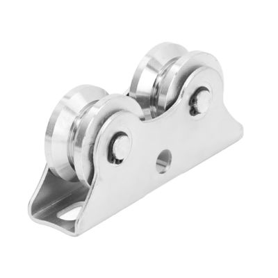 Giá tốt. Stainless Steel V Shaped Double Bearing Caster Sliding Gate Wheel with Bracket trực tuyến
