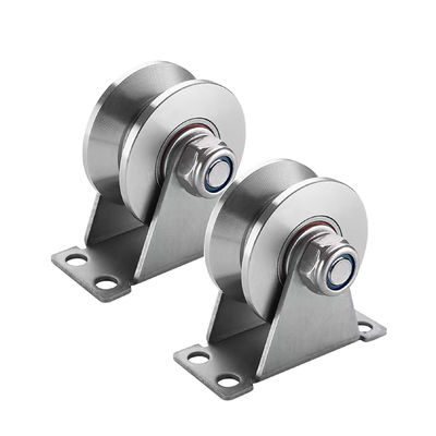 Giá tốt. Wall-Mounted Ceiling Lift Pulley Stainless Steel V-grooved Roller Pulley trực tuyến
