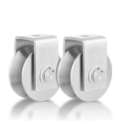 Bánh xe V-groove, con lăn cửa lùa, vòng bi kép cho cửa lùa