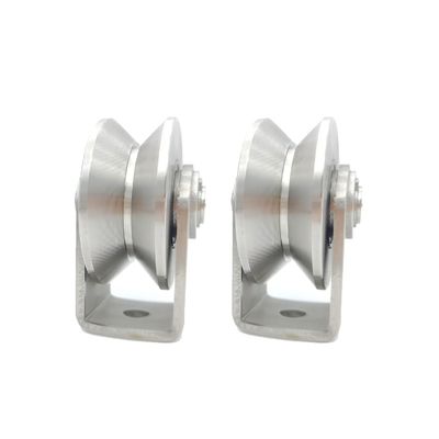 Giá tốt. Khách sạn và nhà cửa V Groove Wheels Gate Stainless Steel Bracket tùy chỉnh trực tuyến