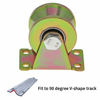 Giá tốt. Double Bearing Door Window Rollers High Strength V Groove Wheel For Industrial trực tuyến