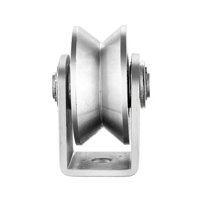 Giá tốt. V-shaped Grooved Wheel Stainless Steel Grooved Wheel Heavy Rail Sliding Gate Wheel trực tuyến