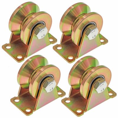Giá tốt. Heavy Duty Swing Sliding Gate Hardware Wheels Sliding Gate Tracks Wheels Hardware Kit Barrier Alumanium Roller Gate trực tuyến