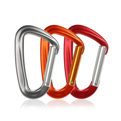 Giá tốt. Aluminum D Shape Carabiner Clip 24KN Snap Hook cho các ứng dụng khác nhau trực tuyến