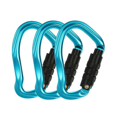 Giá tốt. Hợp kim nhôm 23kN Snap Hook Locking Carabiner cho các ứng dụng leo núi hạng nặng trực tuyến