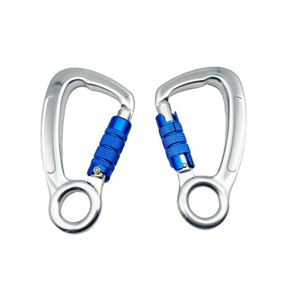 Giá tốt. Công nghiệp hạng nặng Aluminium Carabiner 30KN tự động leo núi Swivel Clip Snap Hook trực tuyến