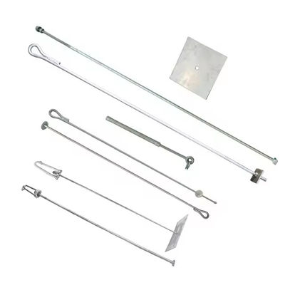Giá tốt. Ống hình bầu dục mặt đất ngón tay cái Anchor Rod Hot Dip Ống thép thủy sản phần cứng trực tuyến