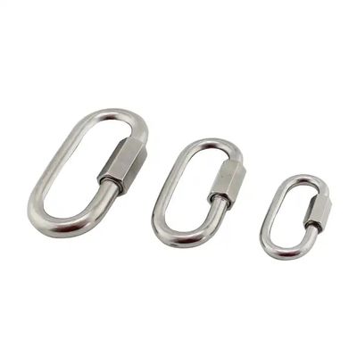 Giá tốt. Rigging Hardware 3.5mm Quick Link Stainless Steel 304 Snap Hook Carabiner C Hook trực tuyến
