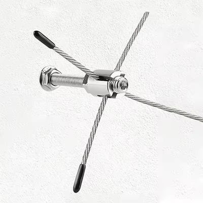Giá tốt. Gree Wall Post Clamp Hardware 304 3mm Wire Trellis Stainless Steel Wood Screw Wire Rope Clip trực tuyến