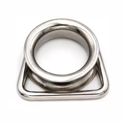 Giá tốt. SS304 316 Stainless Steel Round Thimble Sun Shade Sails Corner Link Hardware D Ring Thimble trực tuyến