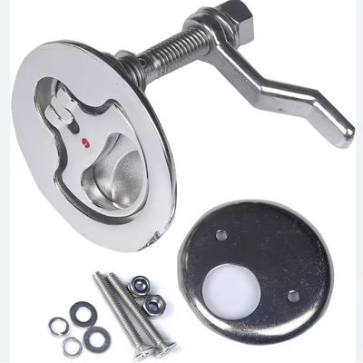 Giá tốt. Marine Hardware Aisi 316 Stainless Steel Marine Boat Hatch Latches Turning Lock Lift Handle trực tuyến