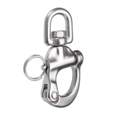 Giá tốt. Tàu Stainless Swivel Eye Snap Shackle Bail Rigging cho thuyền buồm trực tuyến
