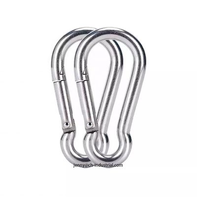 Giá tốt. 400lbs Capacity Load Heavy Industry Stainless Steel Carabiner Clip với thiết kế tùy chỉnh trực tuyến