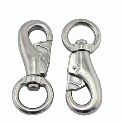 Giá tốt. Ngành công nghiệp hạng nặng Thép không gỉ Bull Eye Swivel Single Snap Hook Marine Grade trực tuyến