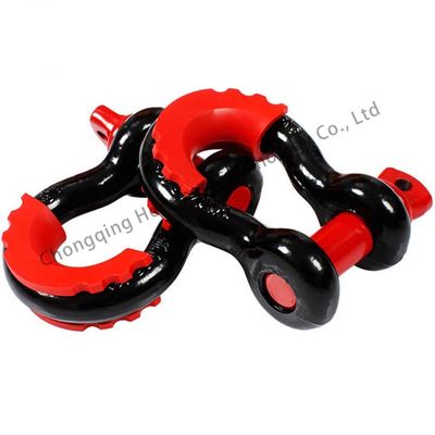 Giá tốt. Công nghiệp hạng nặng được đánh bóng cao Hải quân Bow Shackle Carbon Steel Màu đen cho tải trực tuyến