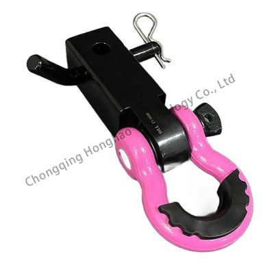 Giá tốt. Heavy Duty Forged Off Road Bow Shackle 3/4 Inch Pink Yellow Black Custom Galvanized Metric 0.5T-85T trực tuyến