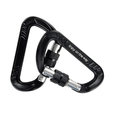 Giá tốt. Chứng nhận CE D hình dạng cửa vít nhôm Carabiner để leo thang kết thúc kẽm trực tuyến