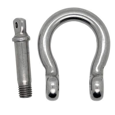 Giá tốt. Stainless Steel Polished Screw Pin Bow Shackles Perfect for Heavy Duty Applications trực tuyến