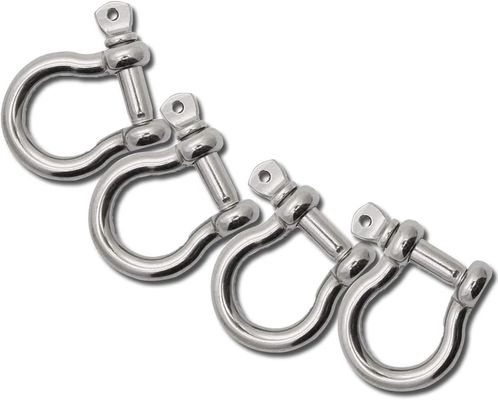 Giá tốt. Polished Finish Stainless Steel Bow Shackle Perfect for Rigging Screw Applications trực tuyến