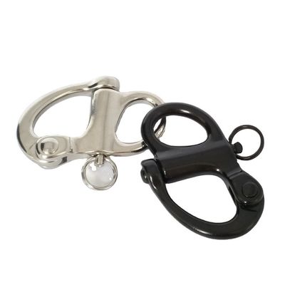Giá tốt. Marine Hardware Quick Release Fixed Shackle with Round Ring and Black Oxide Finish trực tuyến