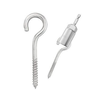 Giá tốt. 304 Stainless Steel Heavy Screw Eye Hook Cây Terminal Eye Screw với kết thúc galvanized trực tuyến