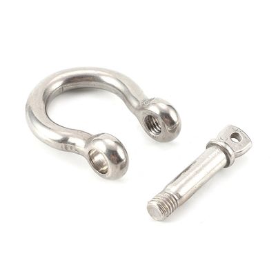 Giá tốt. Polished Stainless Steel Bow Shaped Shackle For Industrial Rigging Applications trực tuyến