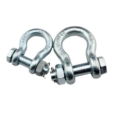Giá tốt. Imperial Galvanized G2130 Type Carbon Steel Drop Forged Screw Pin Anchor Bow Shackle trực tuyến