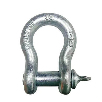 Giá tốt. High Strength Carbon Steel G209 Bow Shackle Lifting With Galvanized Finish trực tuyến