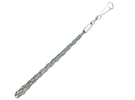 Giá tốt. Cable Pulling Grip Lassos For 9-12mm Electrical Wire Long Steel Wire Mesh , Anti-slip Flexible Cable Sleeve trực tuyến